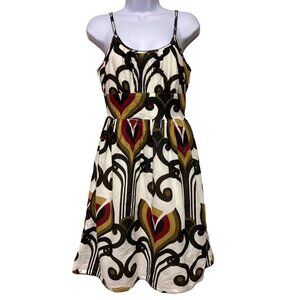 Gap Factory Boho Spaghetti Strap Lined Summer Dress Women's Size 8